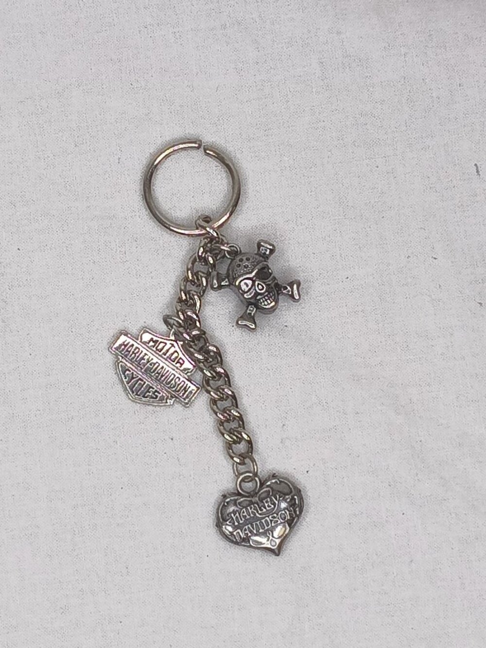 Harley Davidson Keychain Shield Heart Skull [Product type]